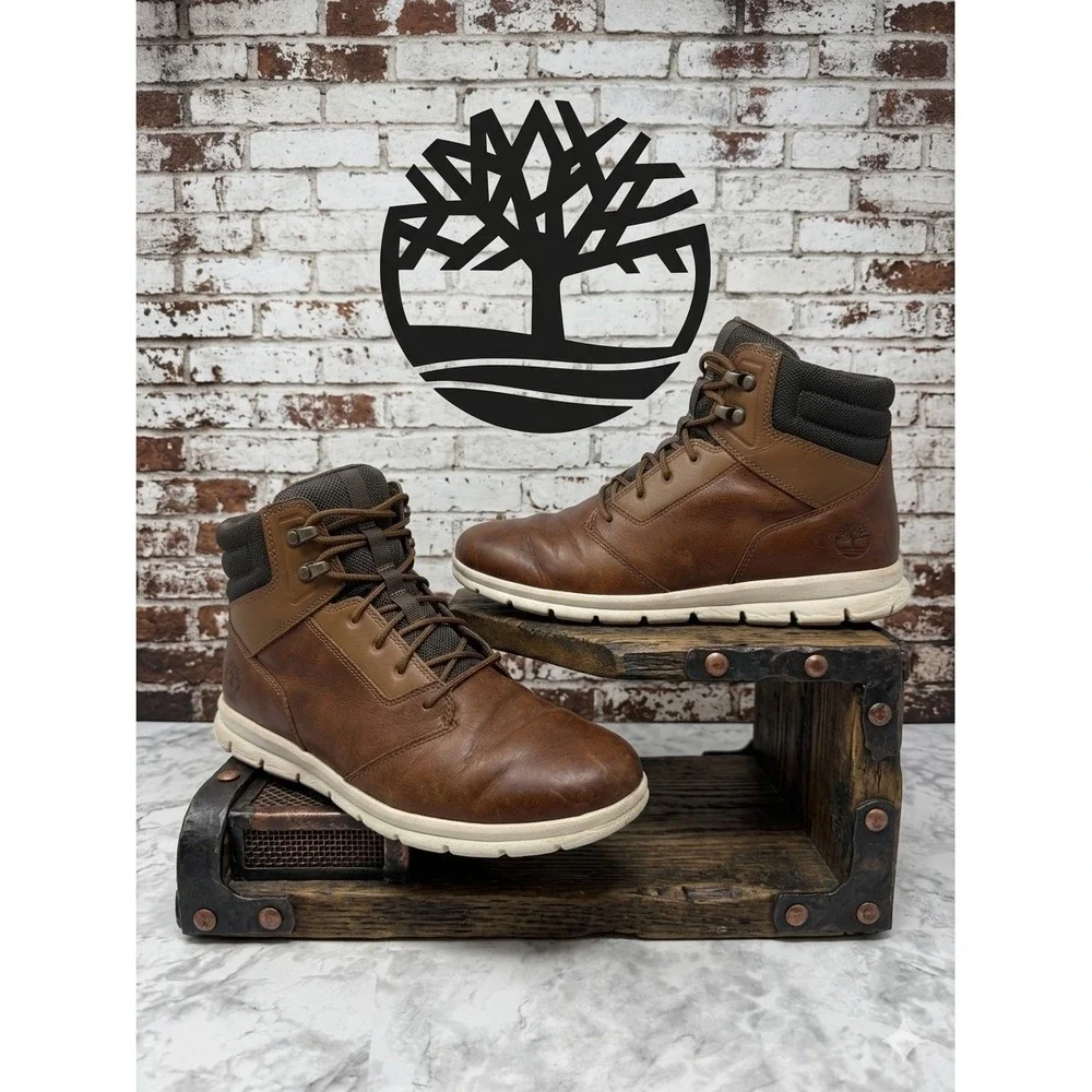 Timberland Killington 🎱Men's Chukka Sneaker Boots Brown Leather SensorFlex‎